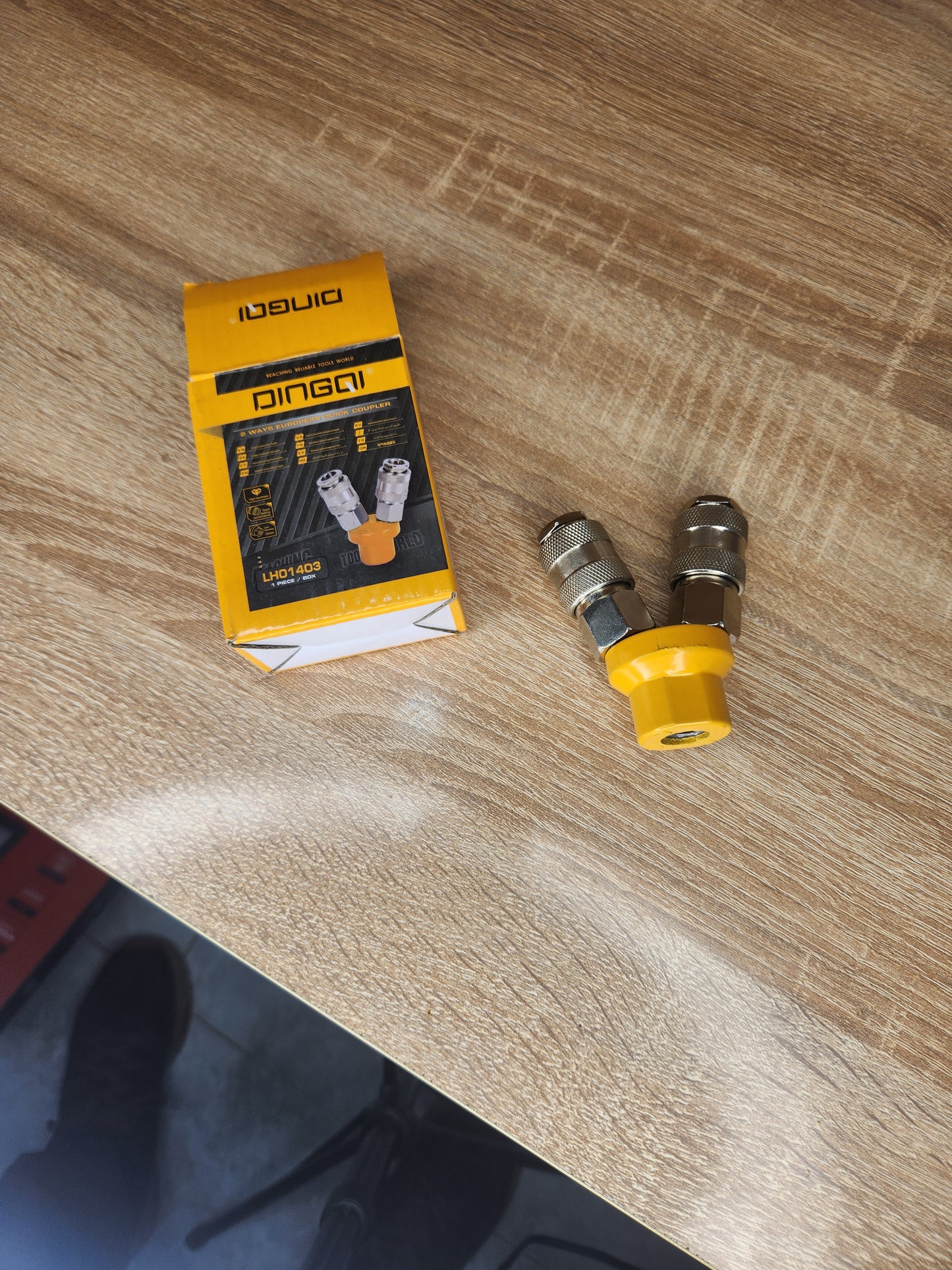 Raccord Rapide Européen Double DINGQI – Réf. LH01403