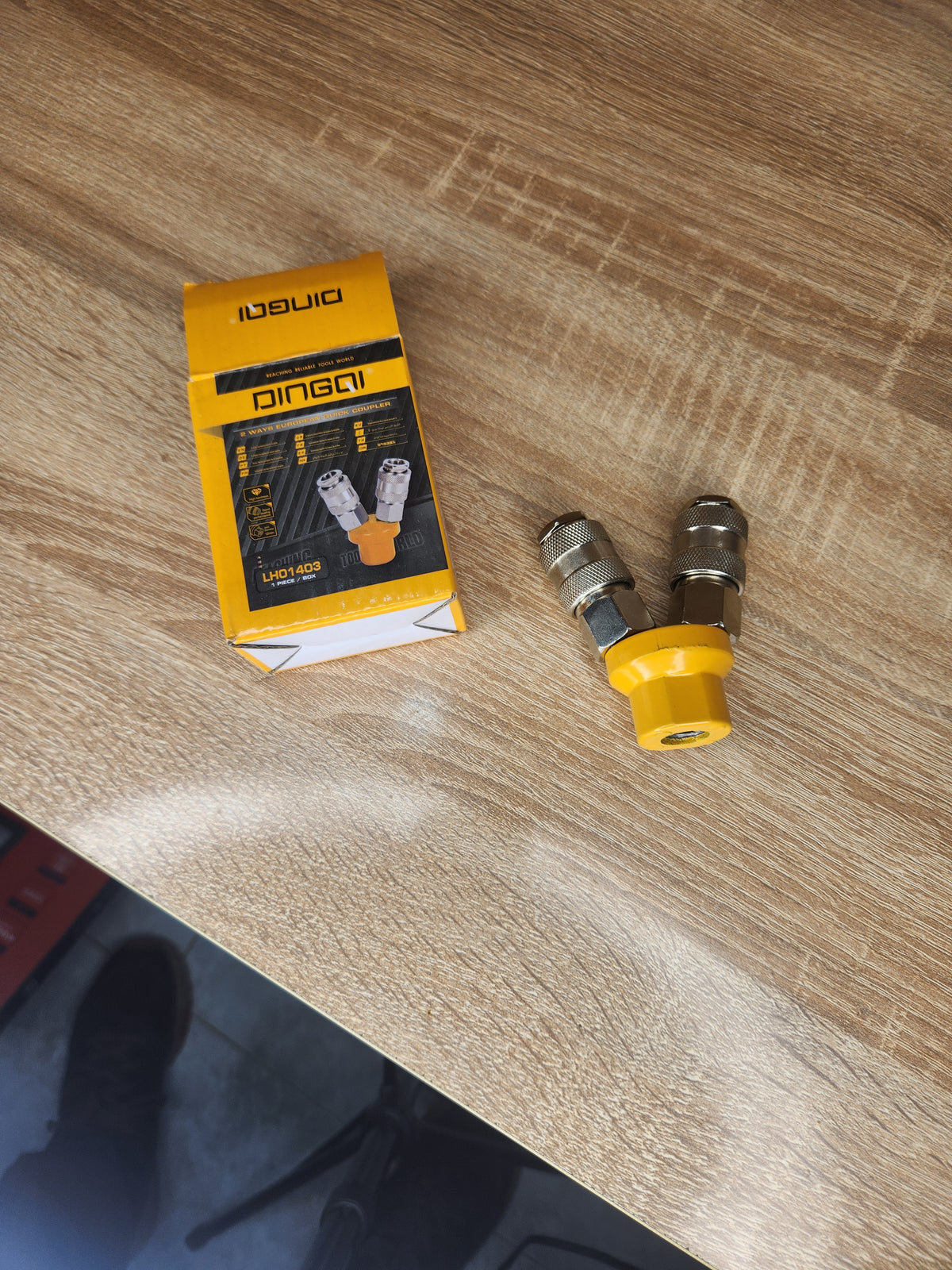 Raccord Rapide Européen Double DINGQI – Réf. LH01403