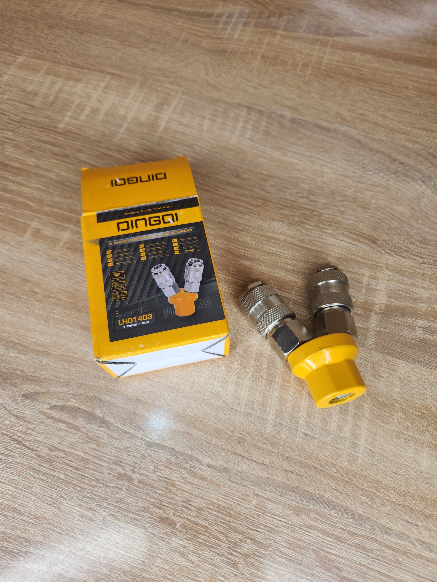 Raccord Rapide Européen Double DINGQI – Réf. LH01403