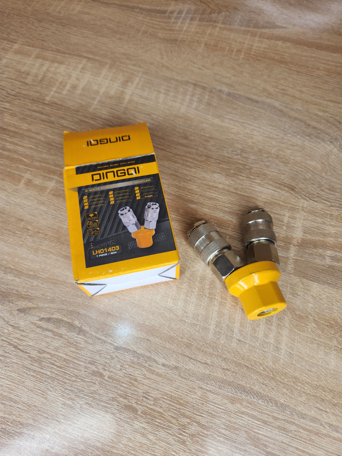 Raccord Rapide Européen Double DINGQI – Réf. LH01403