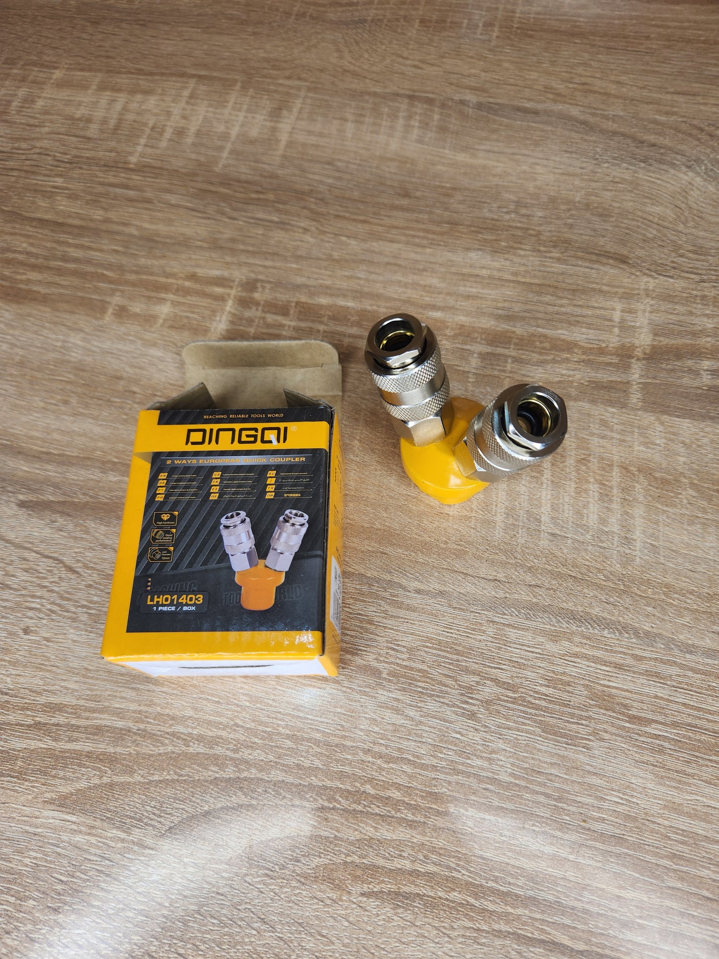 Raccord Rapide Européen Double DINGQI – Réf. LH01403