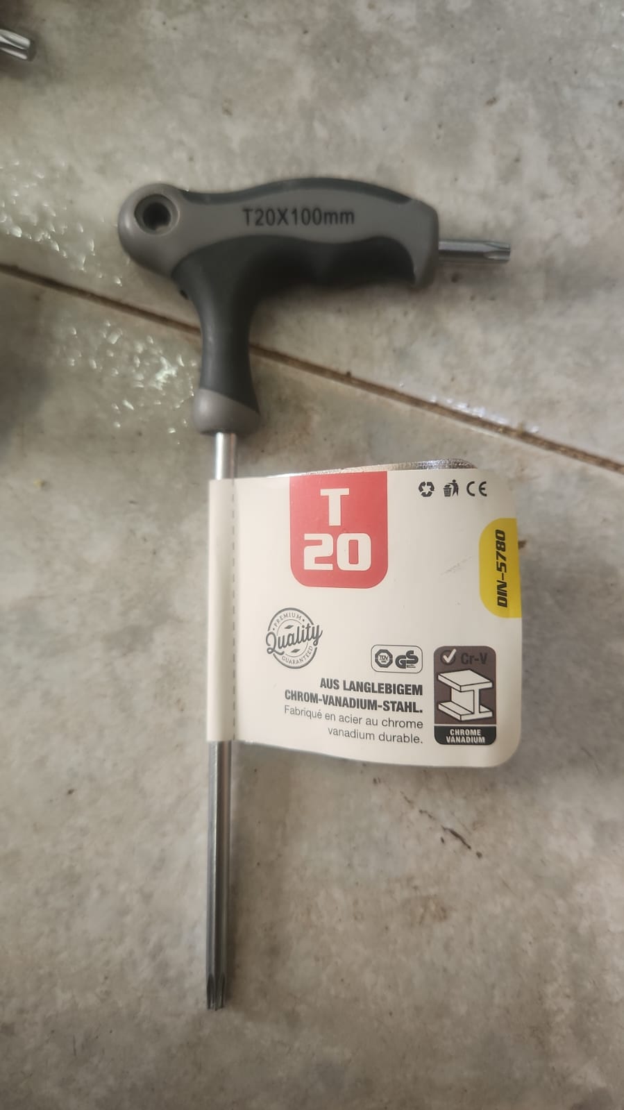 Clé Torx à poignée en T