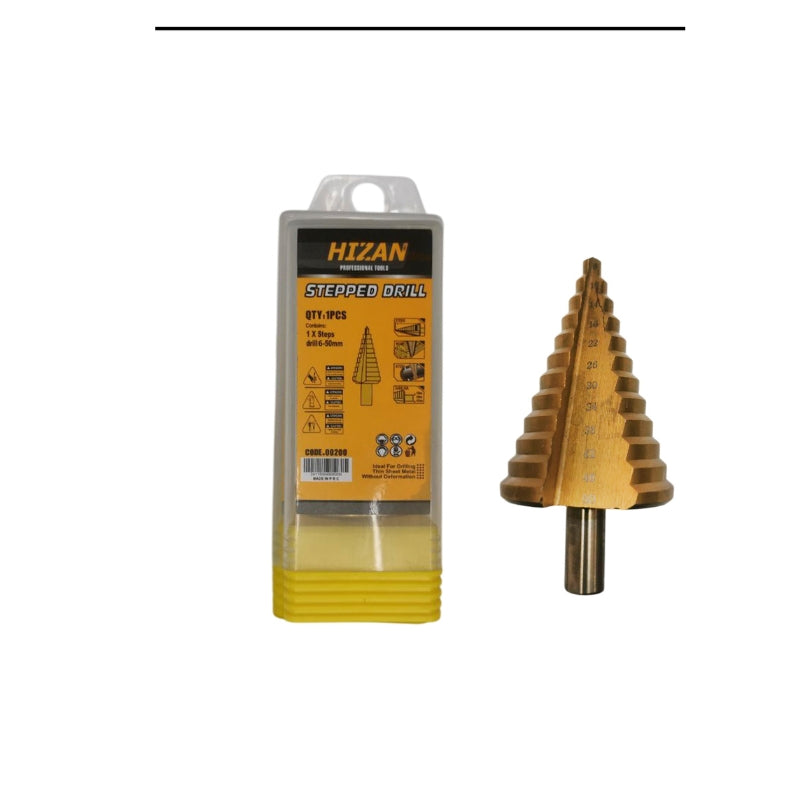 Foret étagé HIZAN – 4 à 50 mm (1 pièce)