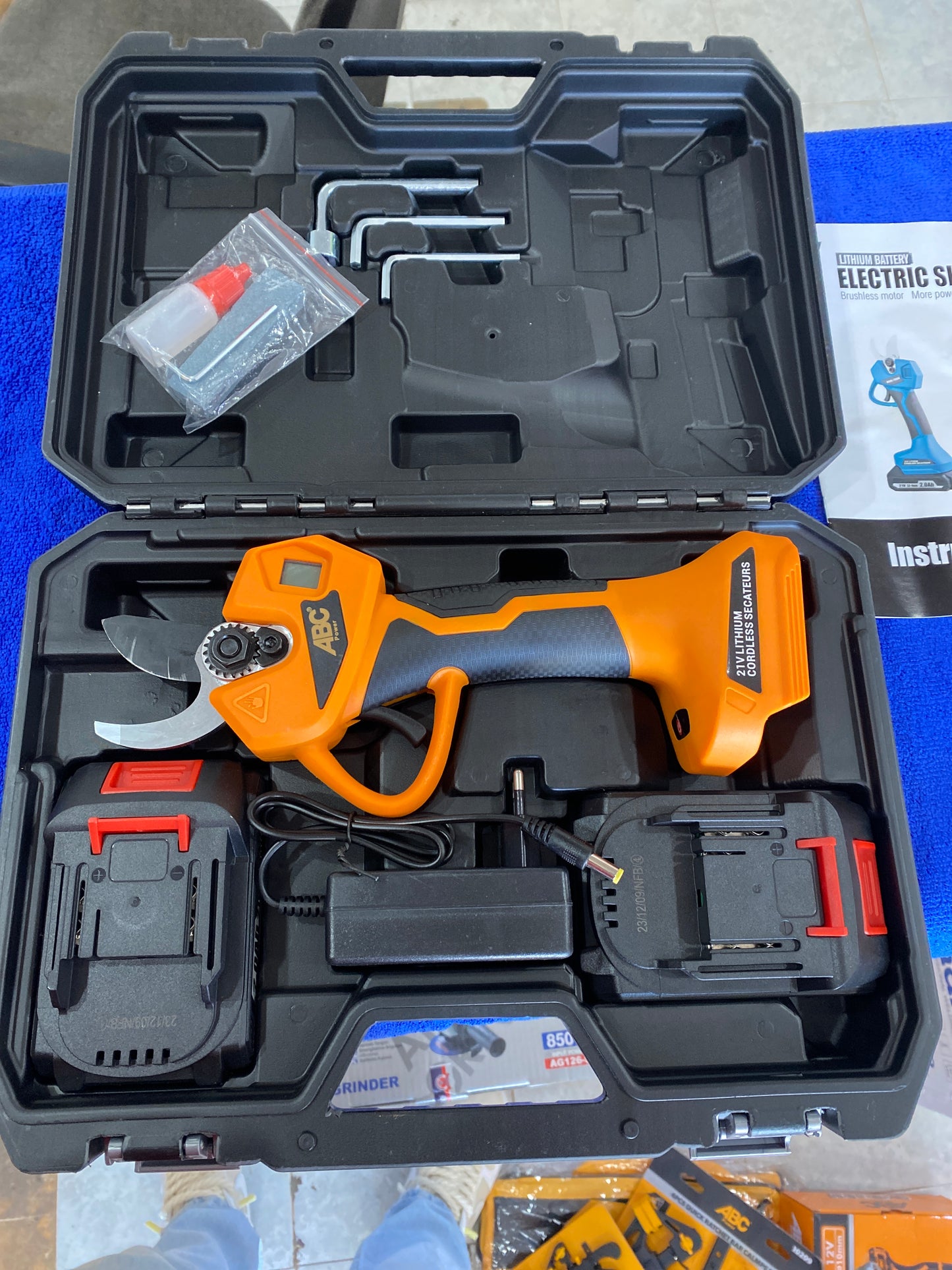 Sécateur Électrique Sans Fil 21V ABC Power