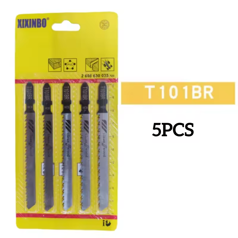 Jeu de Lames de Scie Sauteuse T344D HCS - 5 Pièces