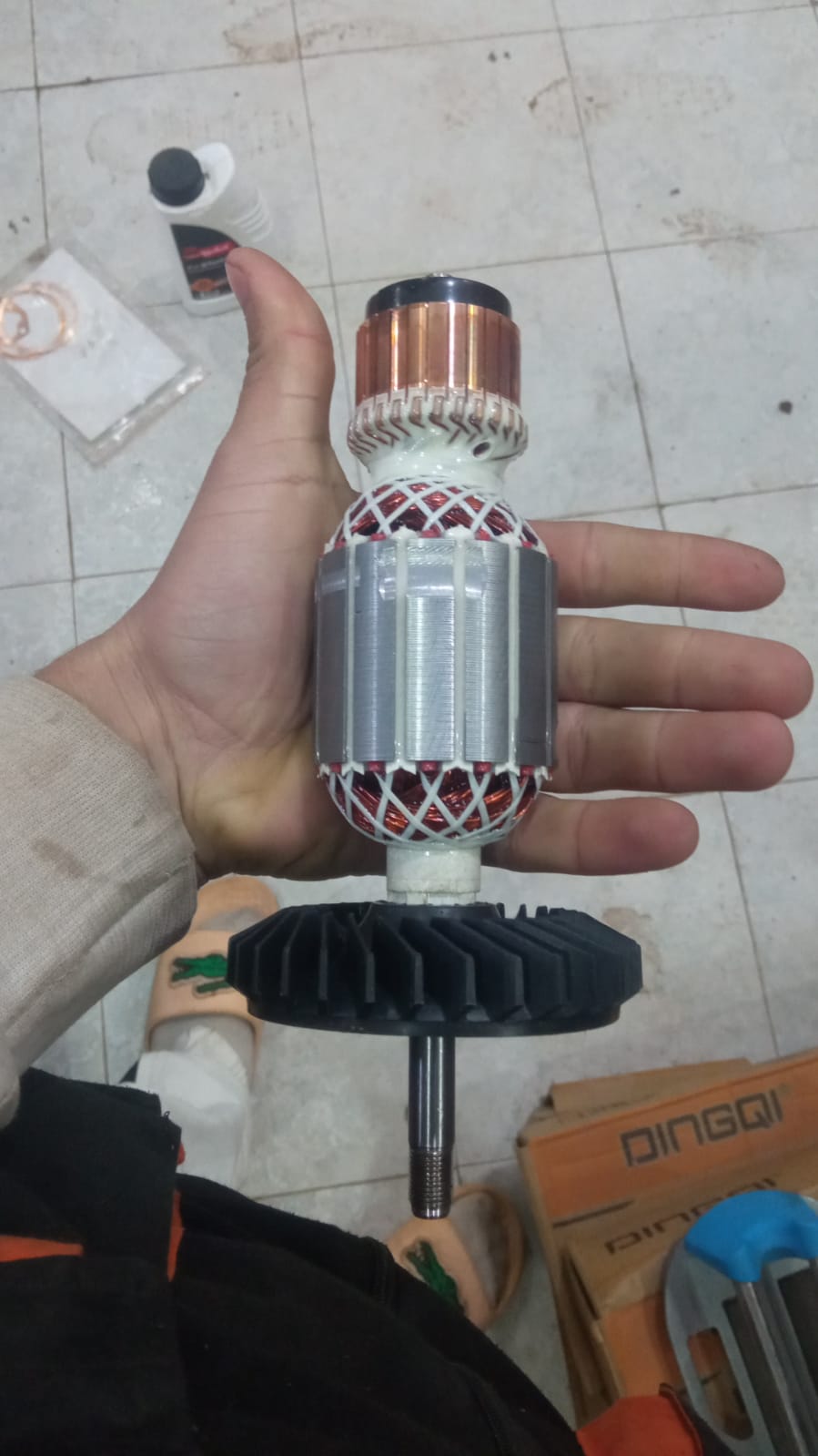 Induit (Rotor) pour Meuleuse d'Angle / Perceuse Électrique