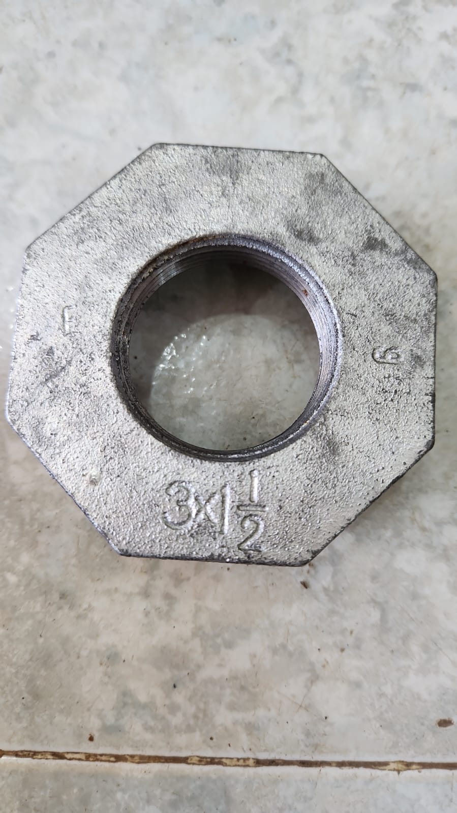 Réducteur galvanisé 3x1½" - marquage 3x1½