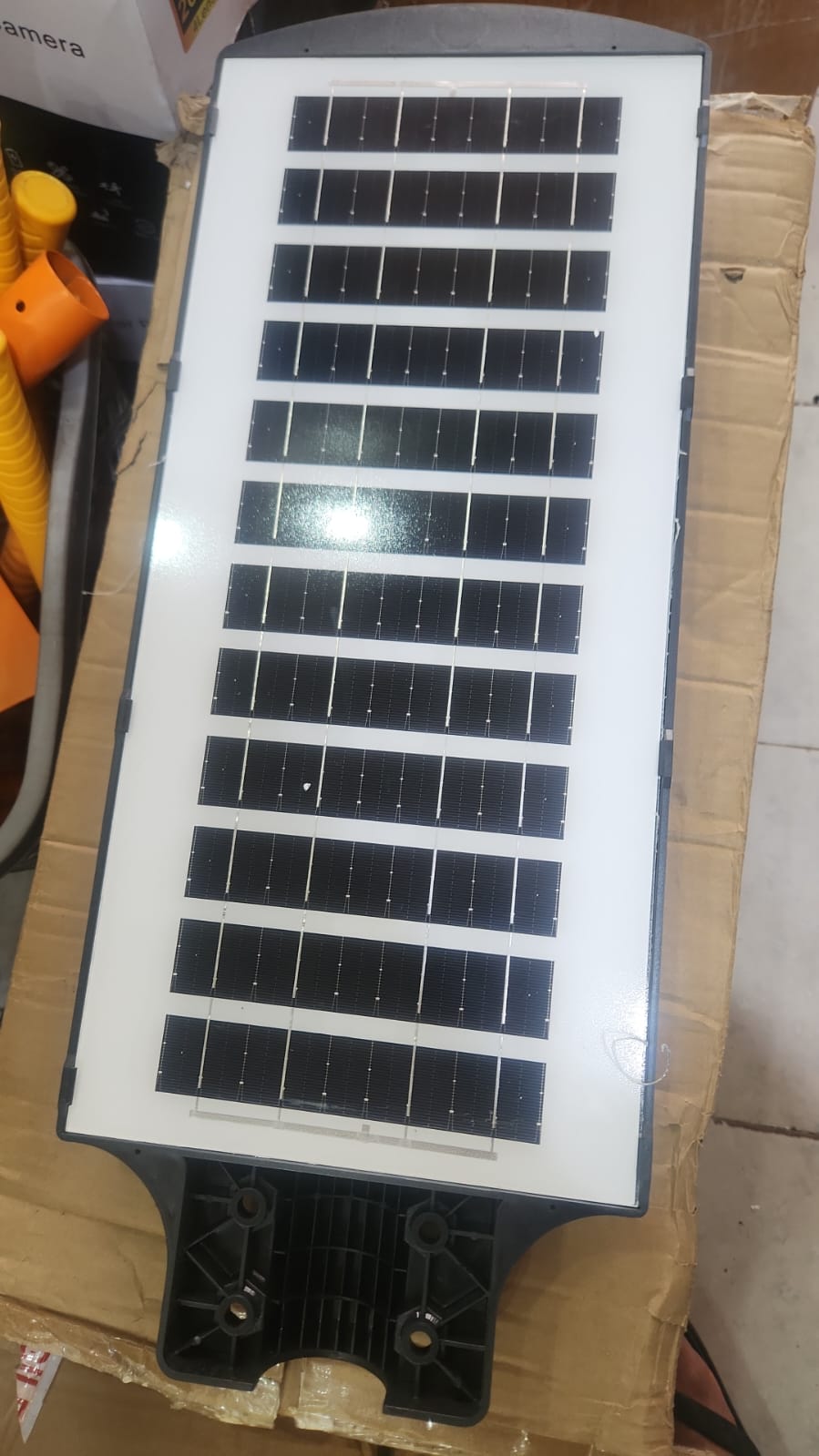 Vue panneau solaire