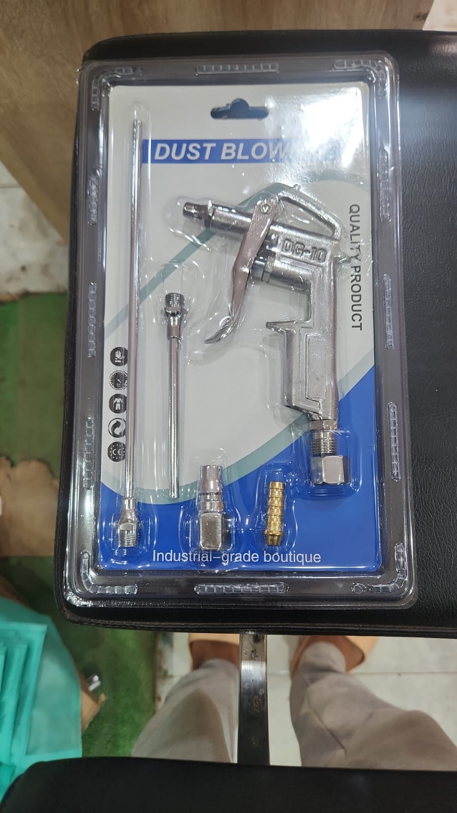 Pistolet souffleur DG-10 – vue kit complet