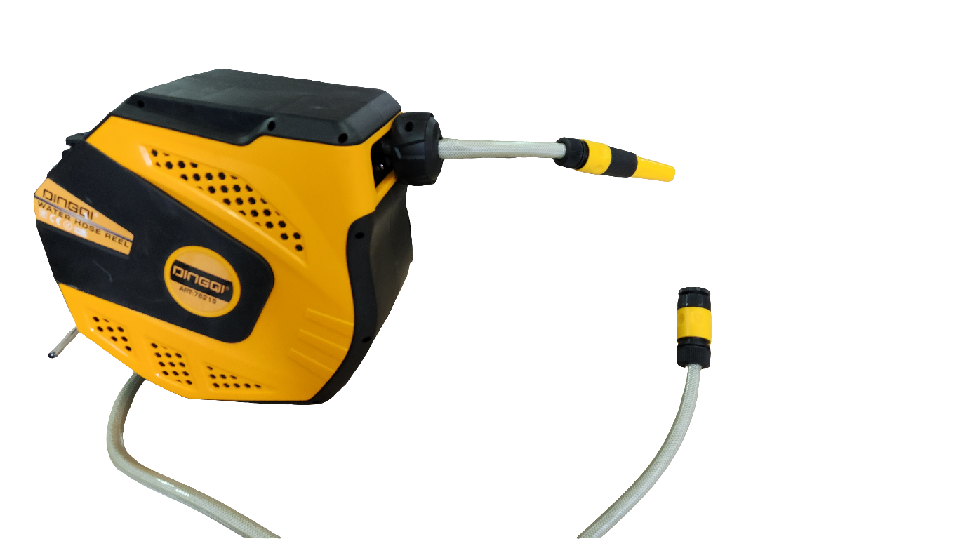 Enrouleur Automatique de Tuyau DINGQI – 15m + 1m de Performance et Praticité