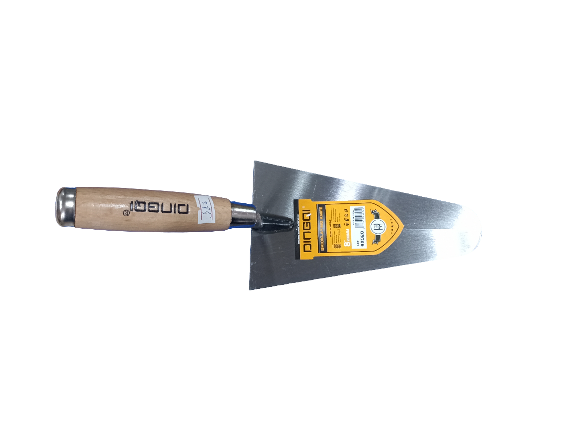 Truelle de Maçonnerie 200 mm DINGQI - Manche Bois (Art. 62020)