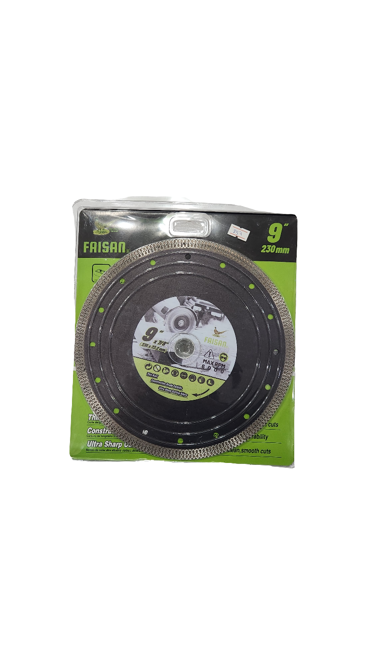 Lame de scie diamantée FAISAN 9" (230 mm)