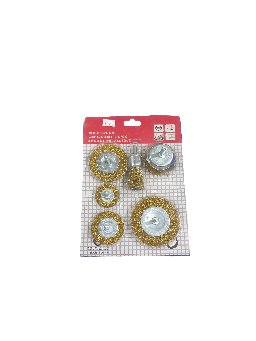 Set de Brosses Métalliques pour Perceuse - 5 Pièces