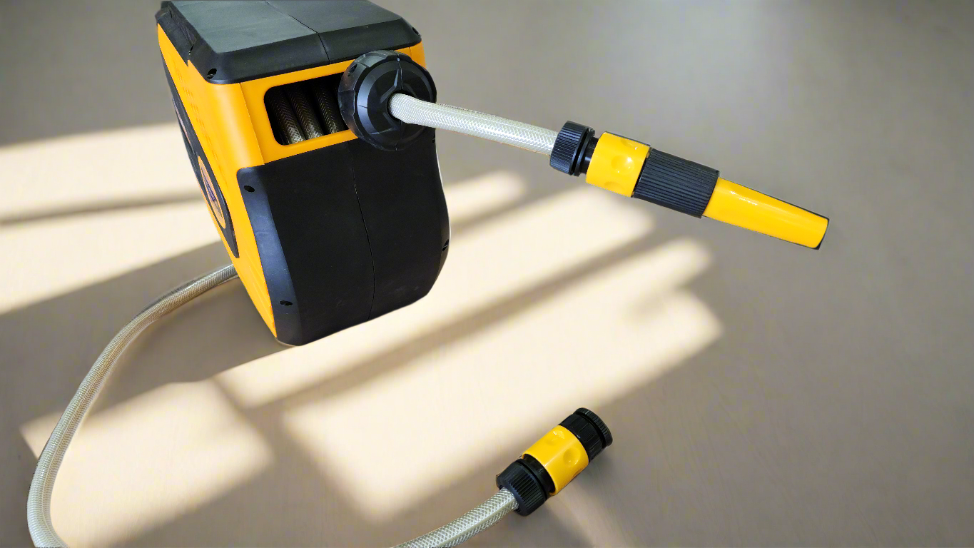 Enrouleur Automatique de Tuyau DINGQI – 15m + 1m de Performance et Praticité