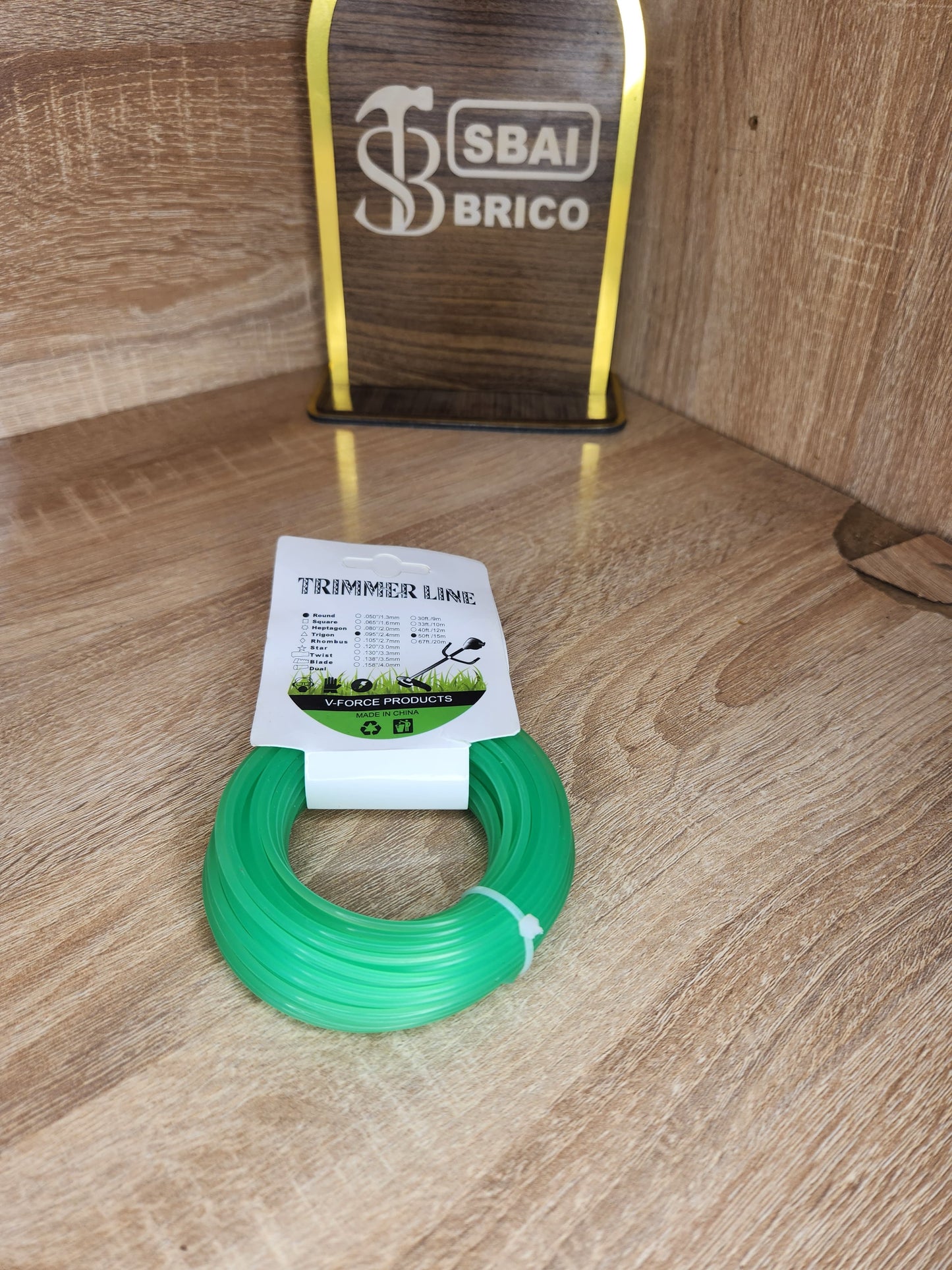 Fil de débroussailleuse V-FORCE 2.4 mm – Vert