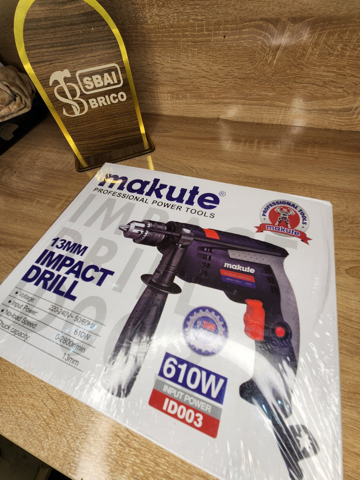 Perceuse à percussion Makute 13mm – 610W (Modèle ID003)