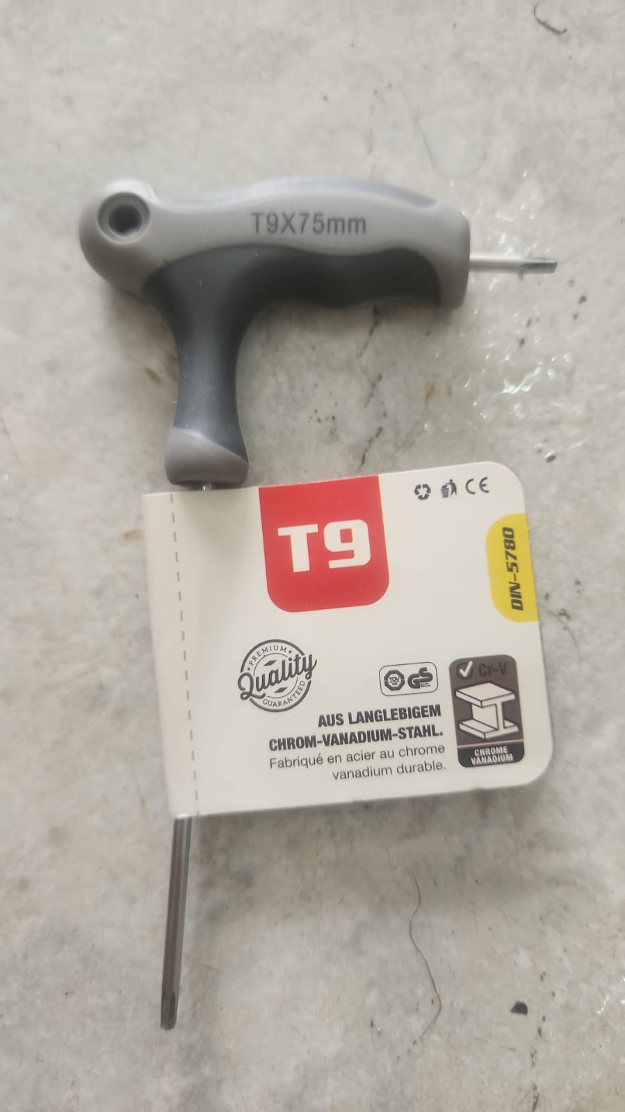 Clé Torx à poignée en T