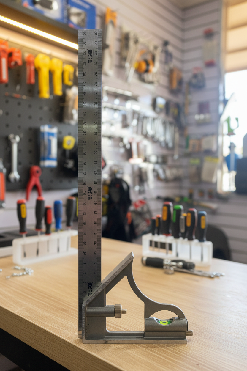 Règle d'angle ERGO 300mm – lifestyle atelier