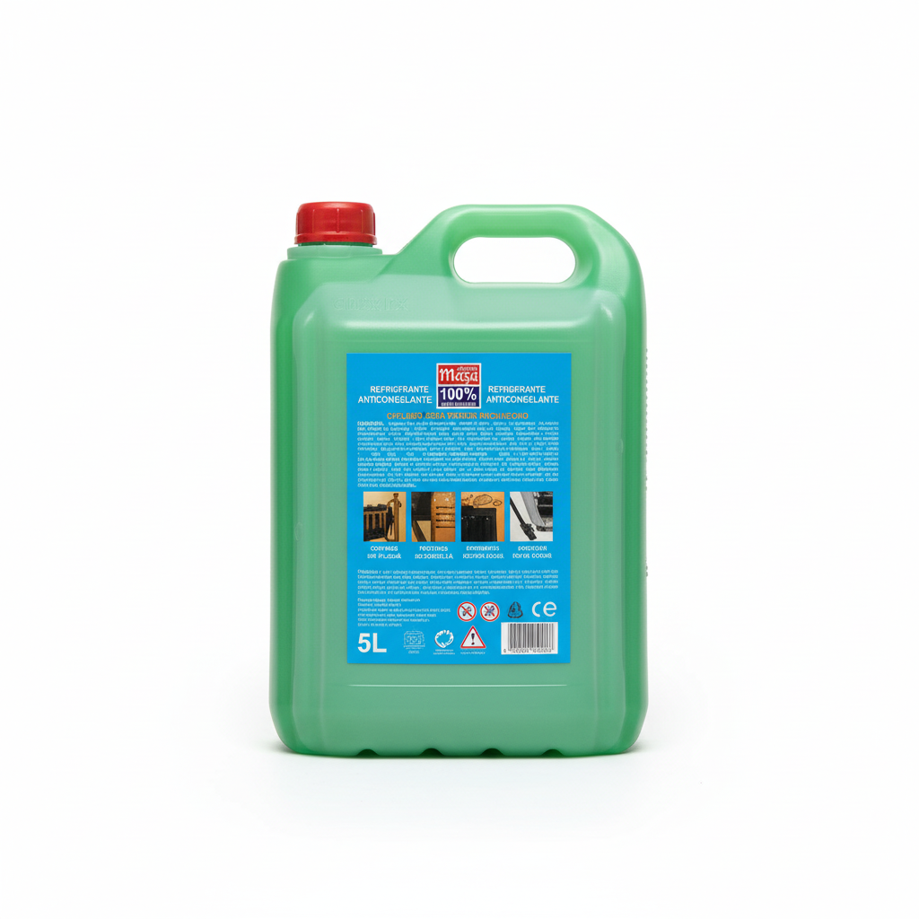 Réfrigérant anticongelant 5L - Vue arrière