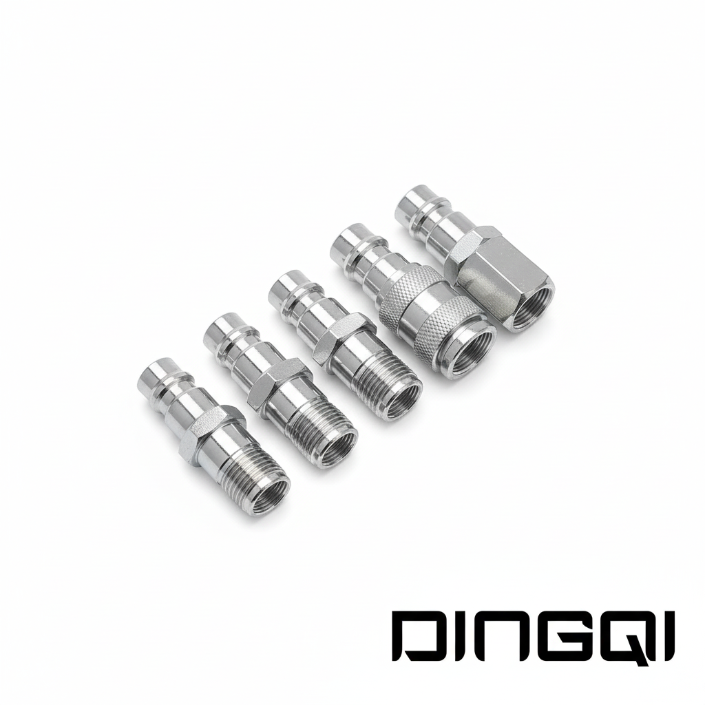 Raccords DINGQI - Vue angle 45 degrés détaillée