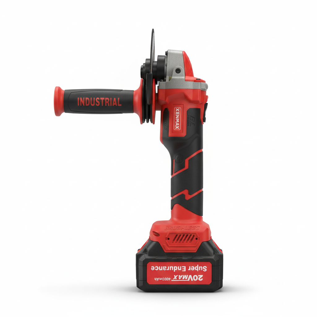 Meuleuse d'angle - Profil latéral ergonomique