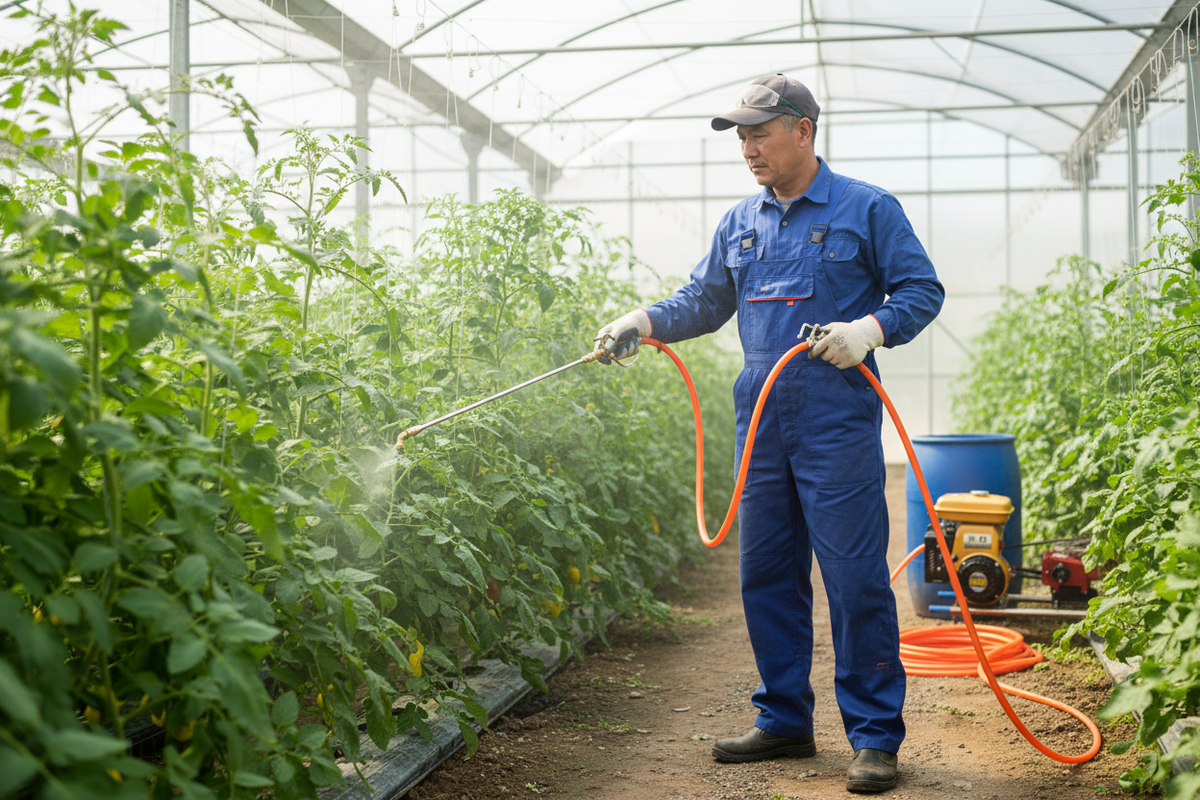 Utilisation professionnelle en serre agricole