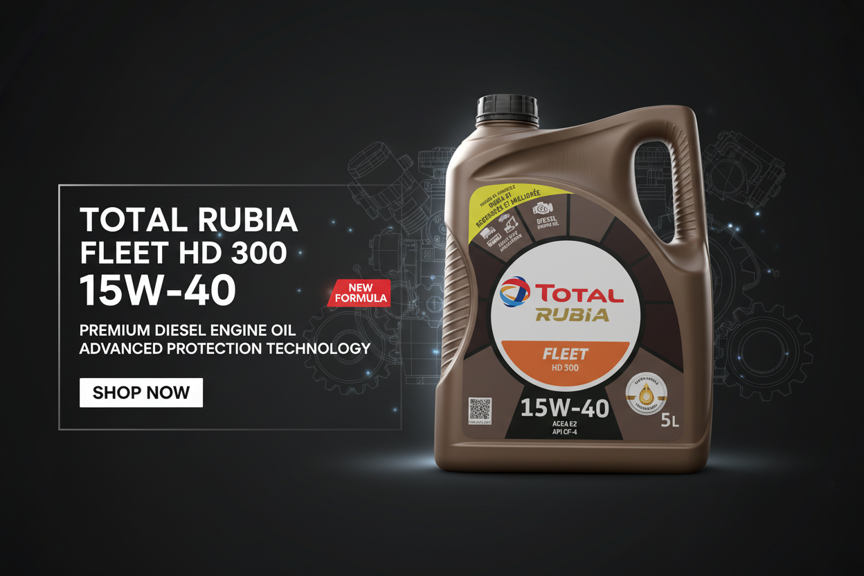 Total Rubia Fleet HD 300 15W-40 - 5L