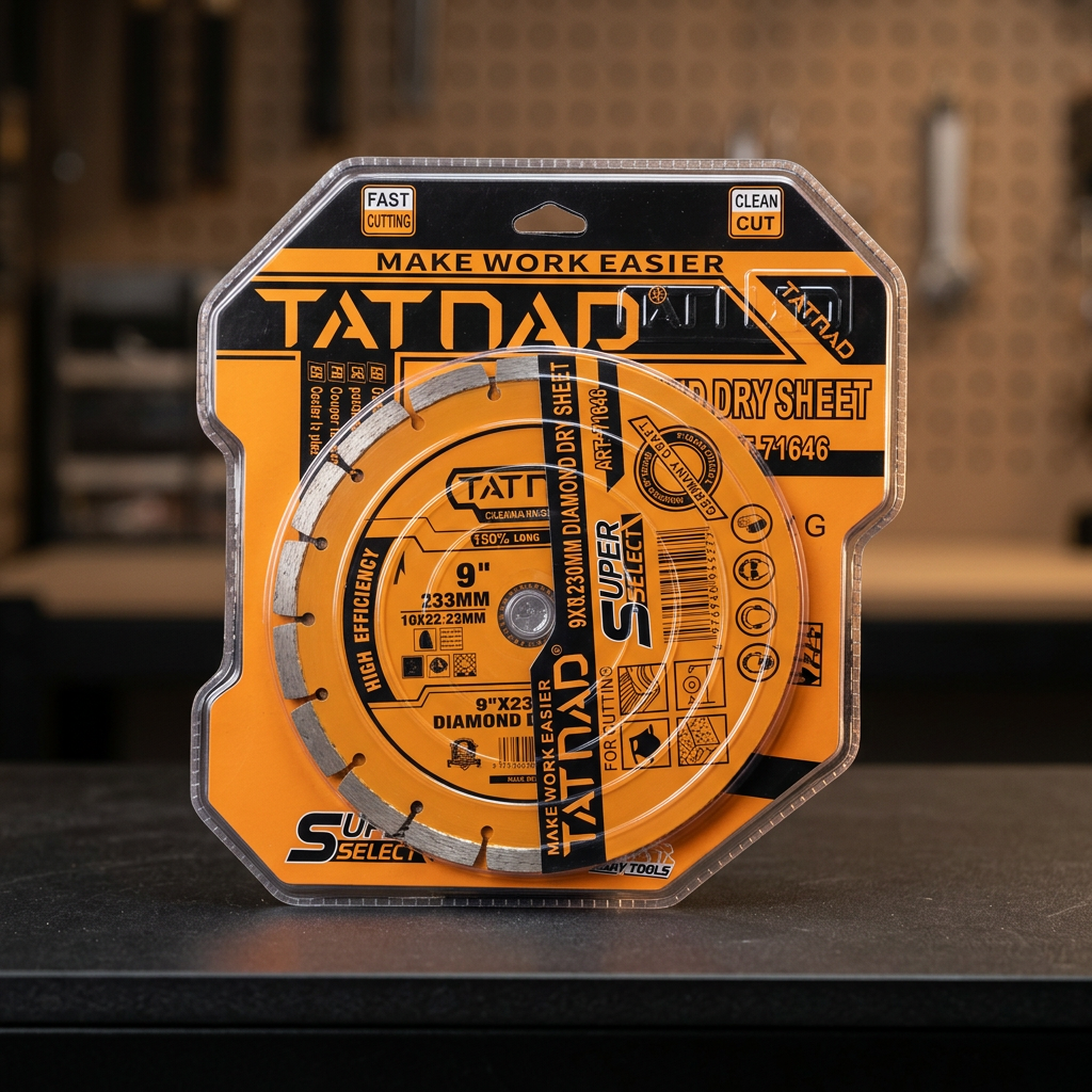 Disque diamant segmenté TATNAD 230 mm – Réf. 71646