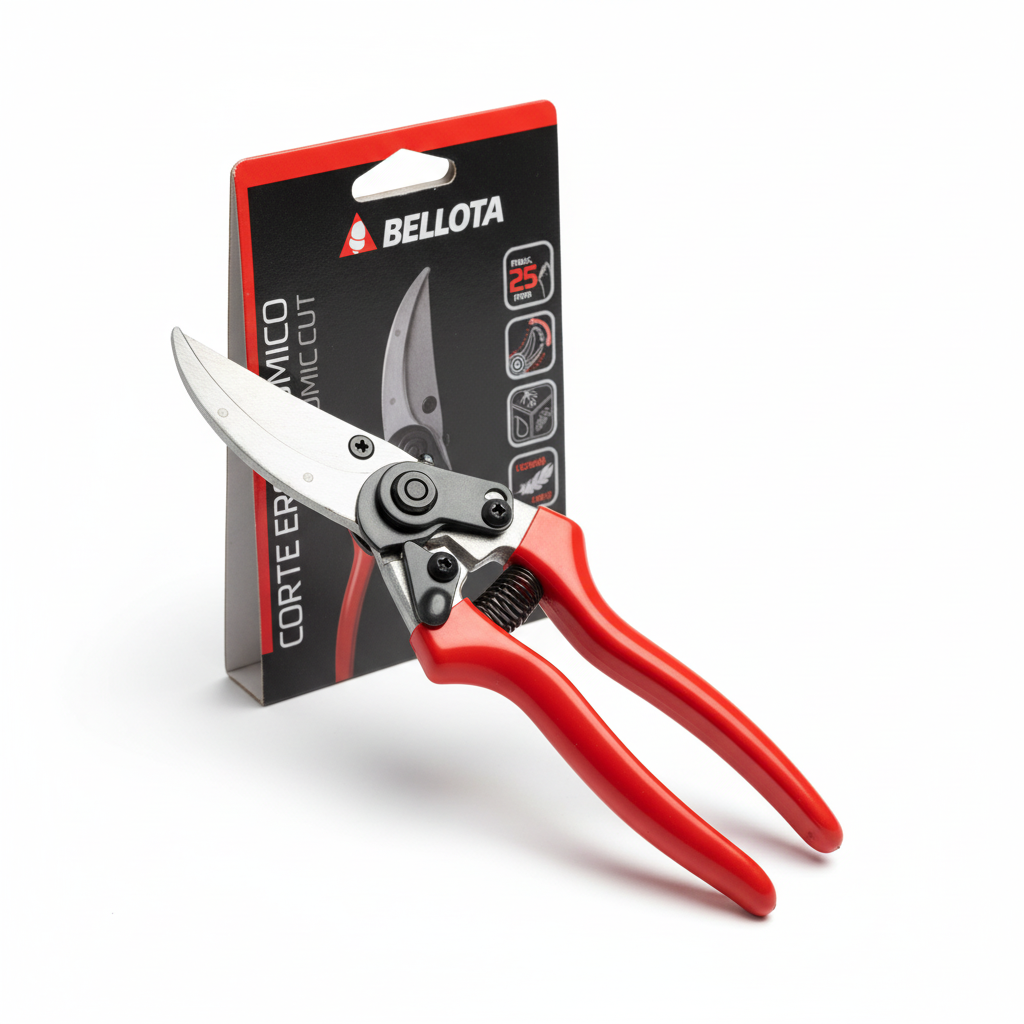 Sécateur Ergonomique Bellota - Vue trois-quarts