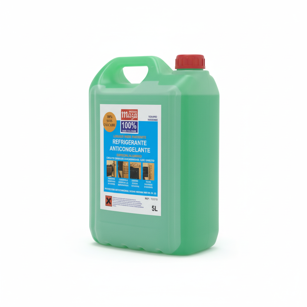 Réfrigérant anticongelant 5L - Vue trois-quarts