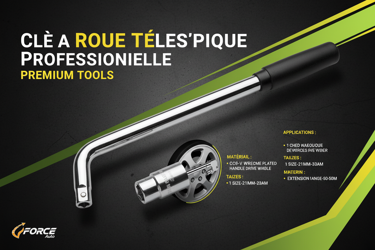Clé à Roue Télescopique Professionnelle