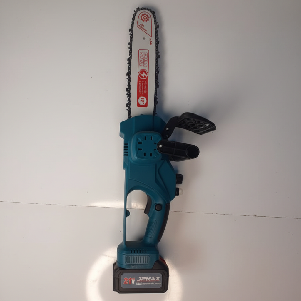 Mini-tronçonneuse JPMAX 21V vue frontale