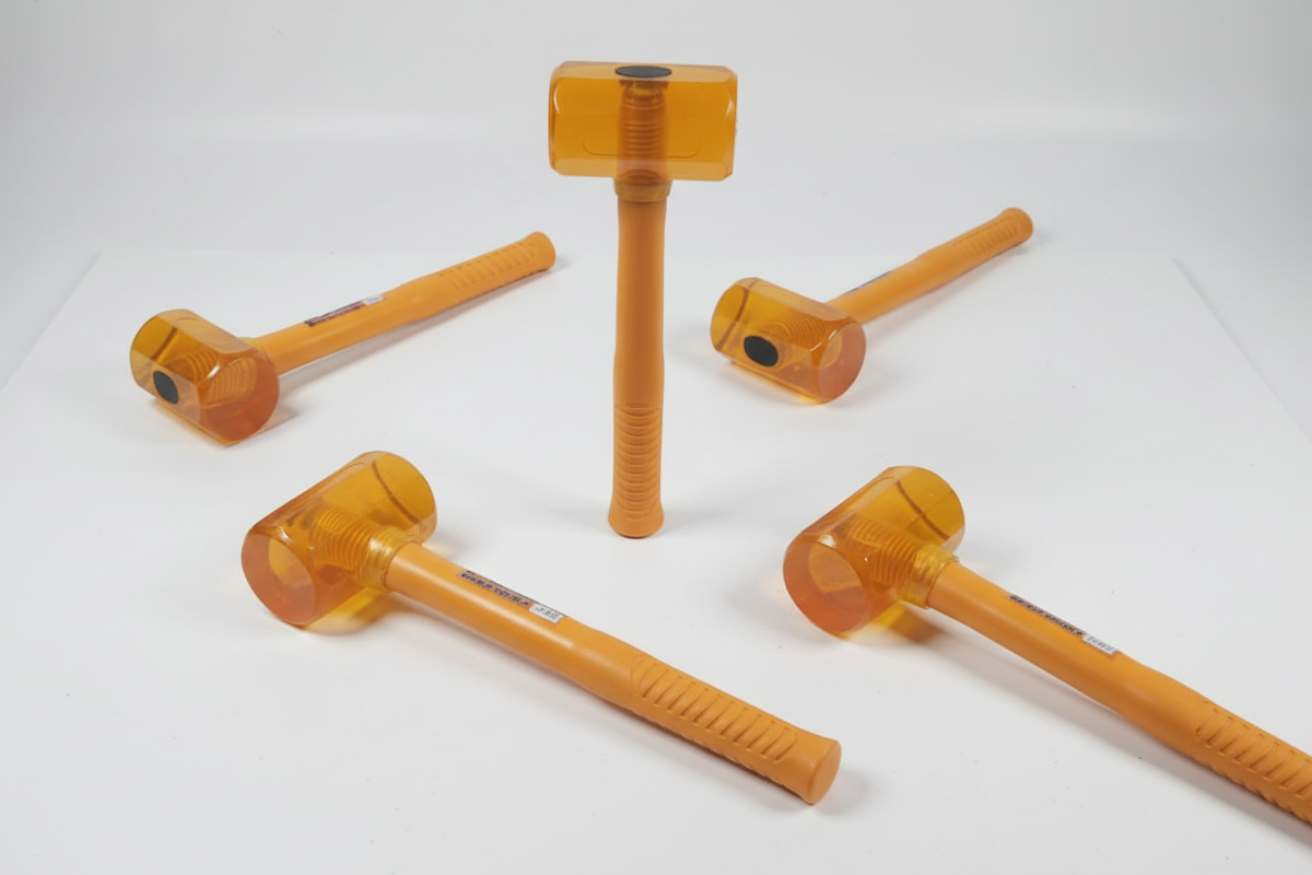 Marteau orange - vue catalogue multi-angles