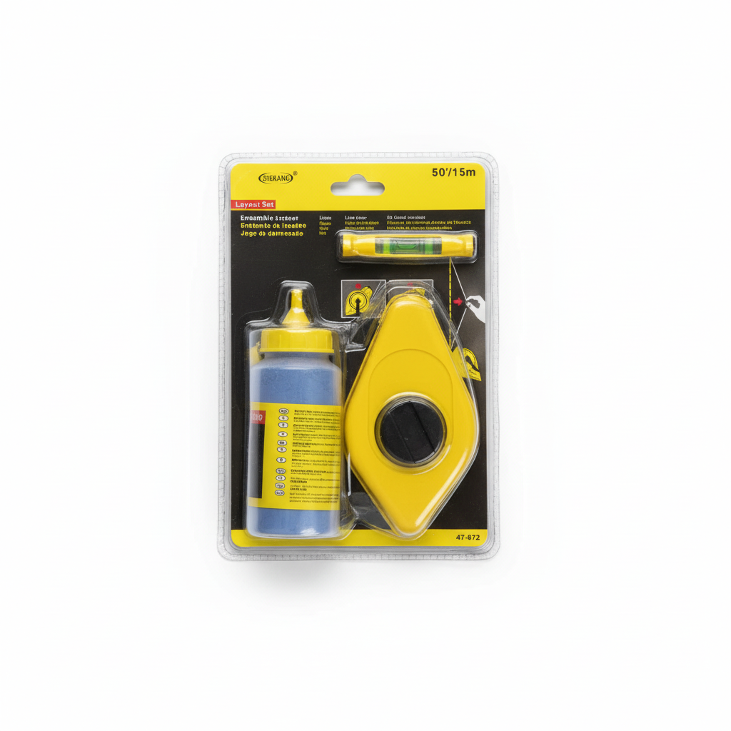 Cordeau traceur DEMANO vue du dessus kit complet