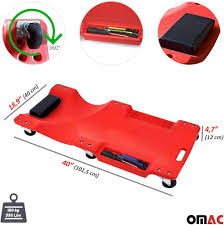 لوحة ميكانيكية مريحة - بلاستيك مقوى - أحمر