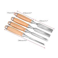 Set de 4 Ciseaux à Bois Professionnels