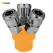 Raccord Rapide Européen Double DINGQI – Réf. LH01403