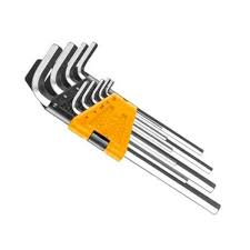 Jeu de Clés Torx Coudées CR-V – 9 pièces