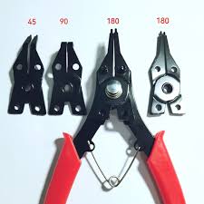 Jeu de Pince Circlips - 4 embouts interchangeables (150mm/6")