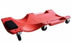 Planche de mécanicien ergonomique – Plastique renforcé – Rouge