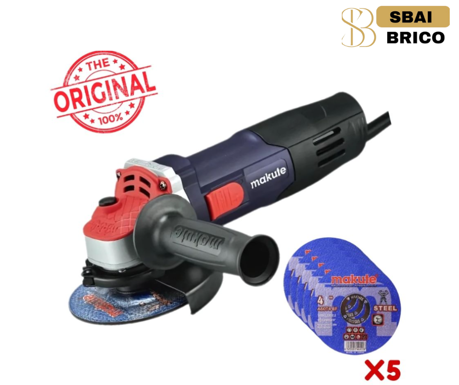 Meuleuse 850W 115mm avec 5 Disques Offerts