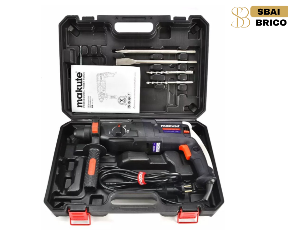 Marteau perforateur 3syseteme 26mm 900W – Puissance et Polyvalence pour Tous Vos Travaux