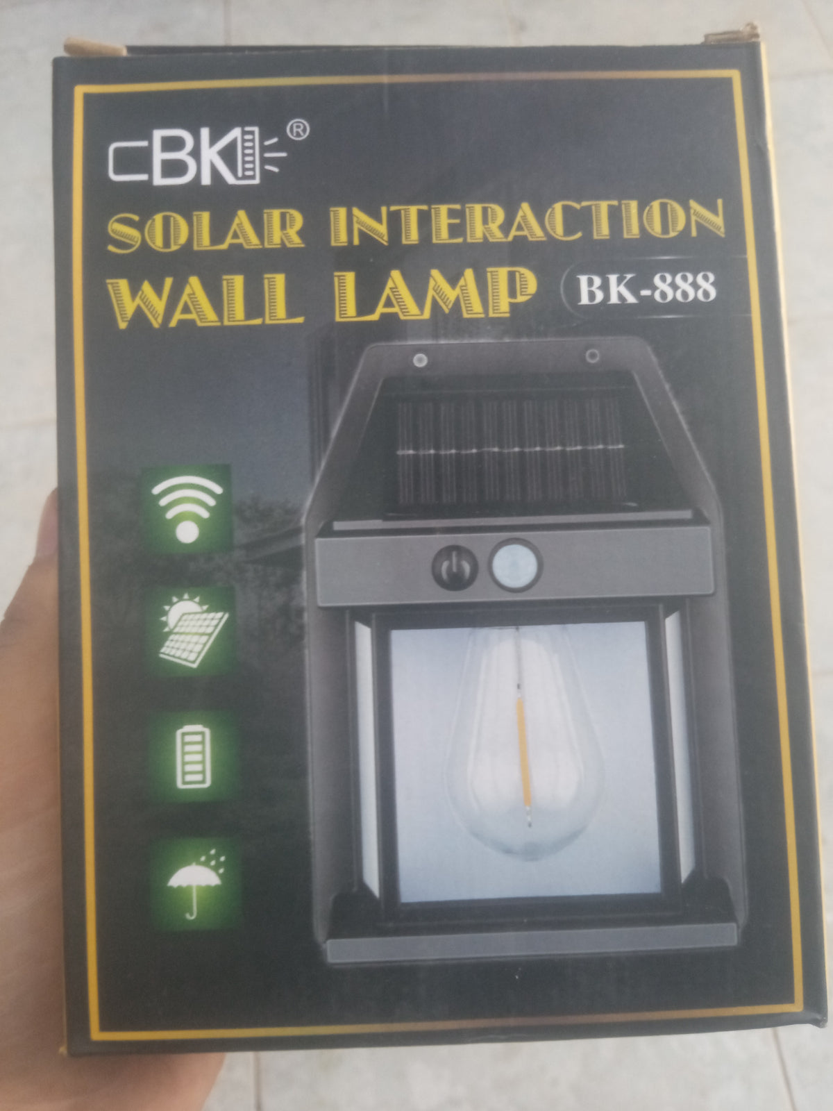 Lampe Solaire Murale Décorative – CBKI BK-888