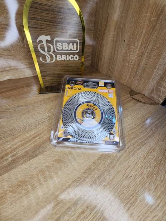 Disque diamant BEBONA Turbo 115 mm (4.5”)