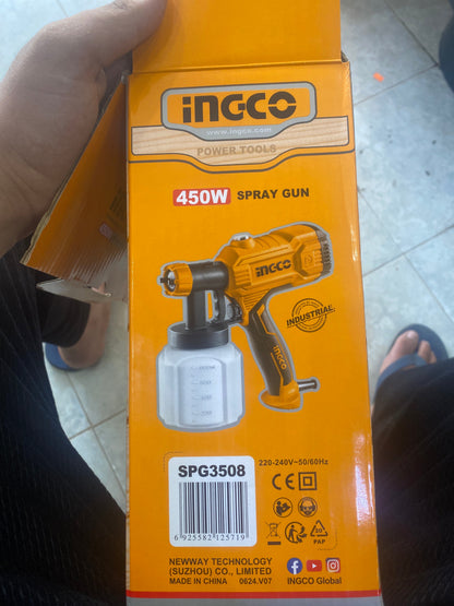 Pistolet à Peinture Électrique INGCO 450W — SPG3508