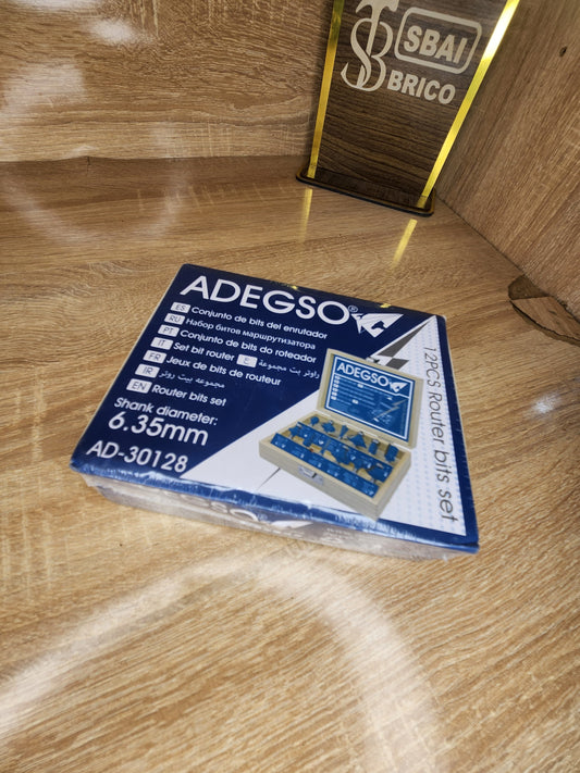مجموعة رؤوس التوجيه AD-30128 من ADEGSO، مكونة من 12 قطعة