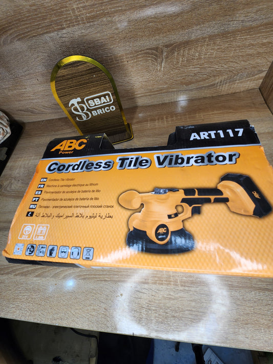 Vibreur à carrelage sans fil ABC Power – 21V, batterie 1.5Ah (ART117)