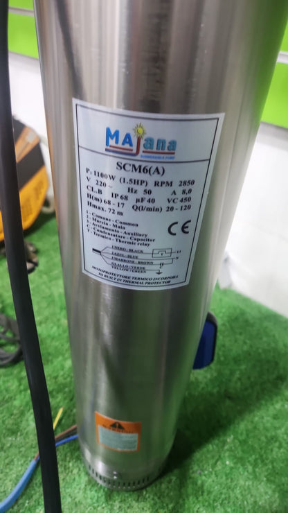 Pompe Immergée MAJANA SCM6(A) 1.5HP /2HP
