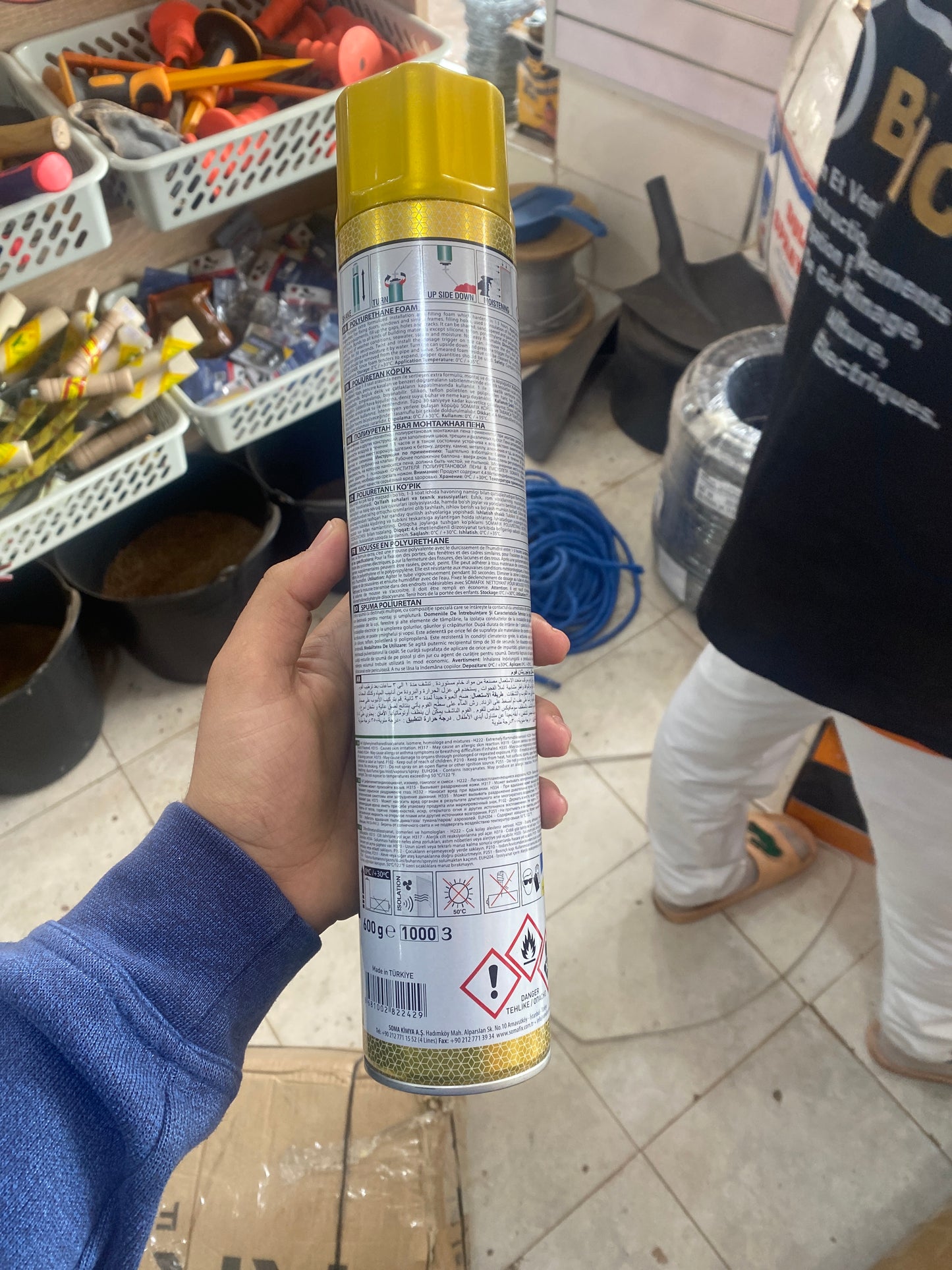 Mousse expansive polyuréthane SOMA FIX SE600 – Multi-usage