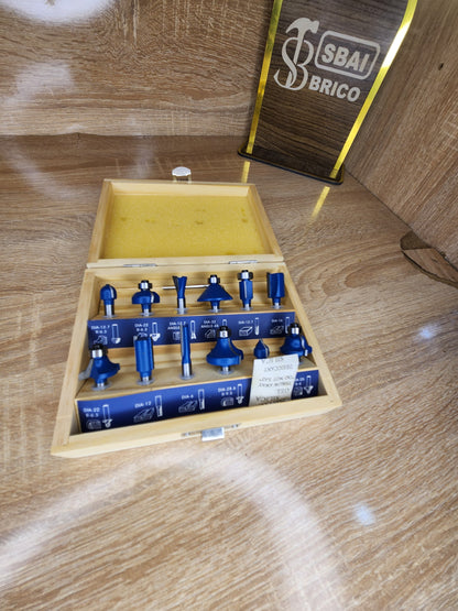 Coffret de Fraises à Défoncer 12 Pièces ADEGSO AD-30128